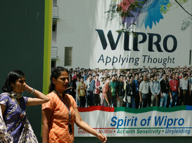 People walk in the Wipro campus in Bengaluru: Photo: Reuters